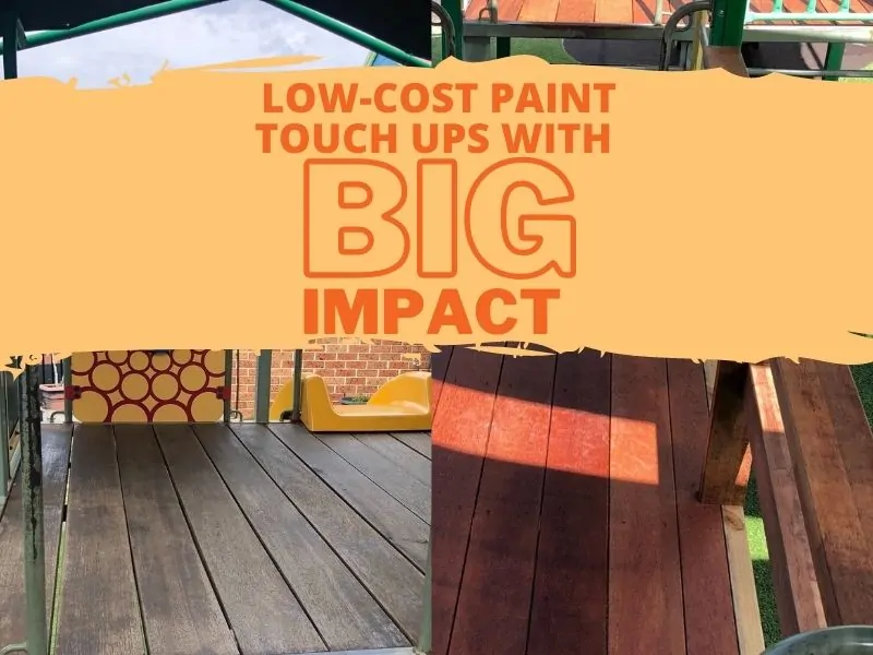 Low cost Paint touch ups with a big impact