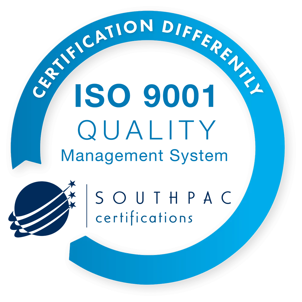 Southpac Certifications Quality 9001