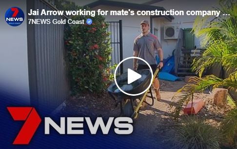 Jai Arrow working for mate's construction company
