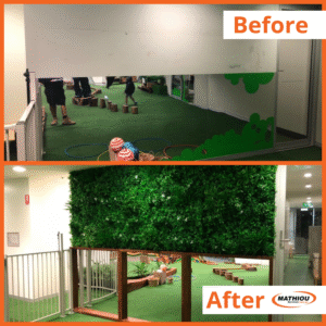Little Scholars- green wall feature