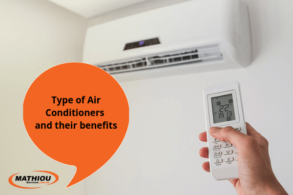 Types of Air conditioners