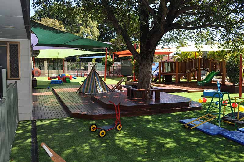 Mermaid Waters Childcare Centre Makeover Timber Decking