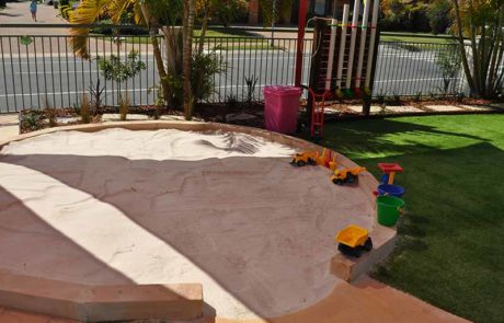 Mermaid Waters Childcare Centre Makeover sandpits