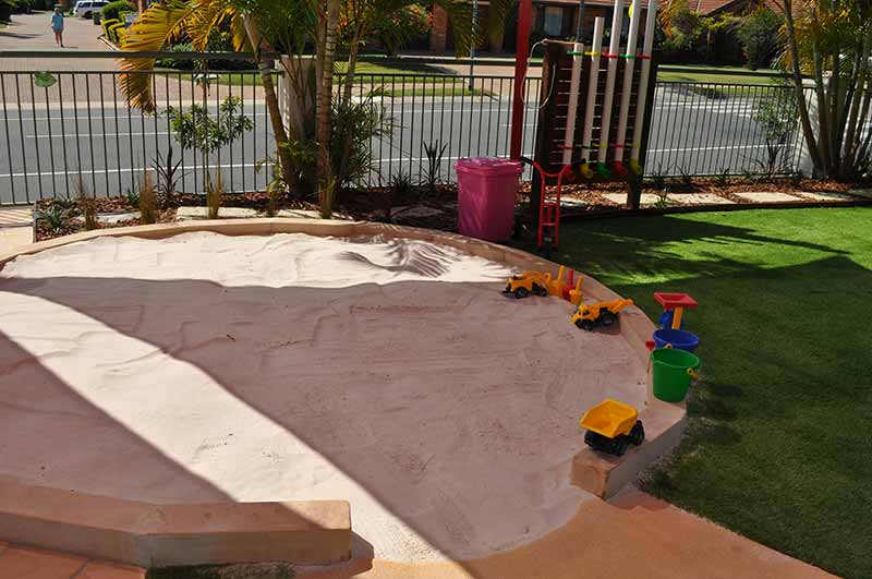 Mermaid Waters Childcare Centre Makeover sandpits