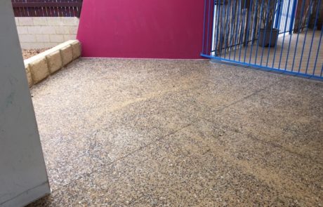 Perth Childcare Centre Playground tile flooring