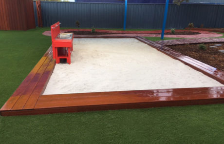 Perth Childcare Centre Sand Pit Upgrade
