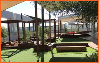 Childcare playground landscaping