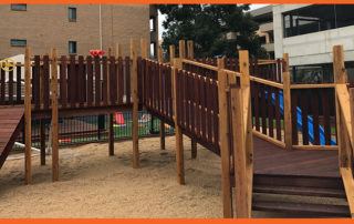Commercial Childcare playground - fort build