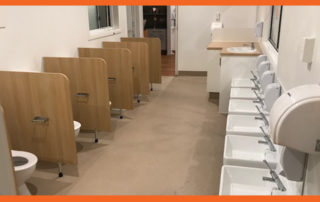 Commercial bathroom renovation in Australia