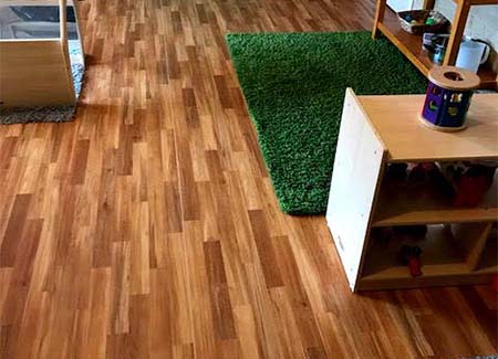 Timber floor laying