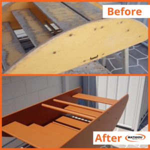 before and after of revamp seesaw