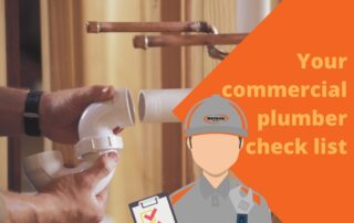 Your commercial plumber check list