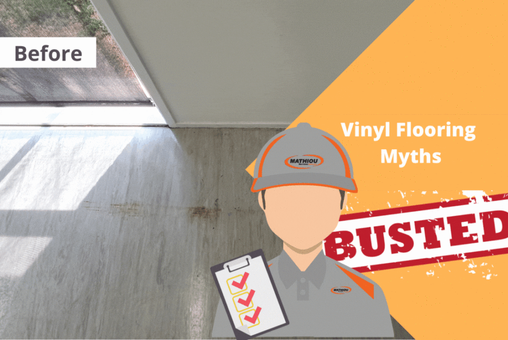 Myths of vinyl floor cleaning