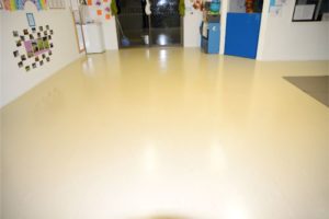 Childcare Centre After Vinyl Flooring and Strip & Seal