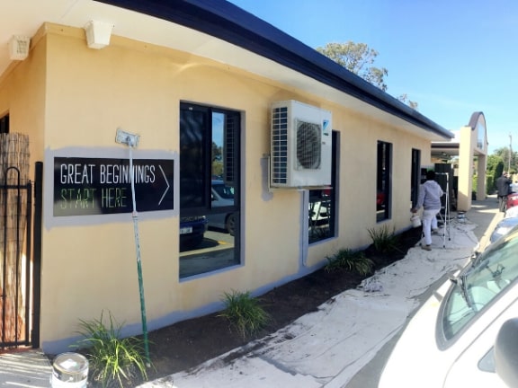Gosnells Childcare Exterior Paint - Before photo
