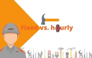 types of tradesmen payments -fixed vs. hourly