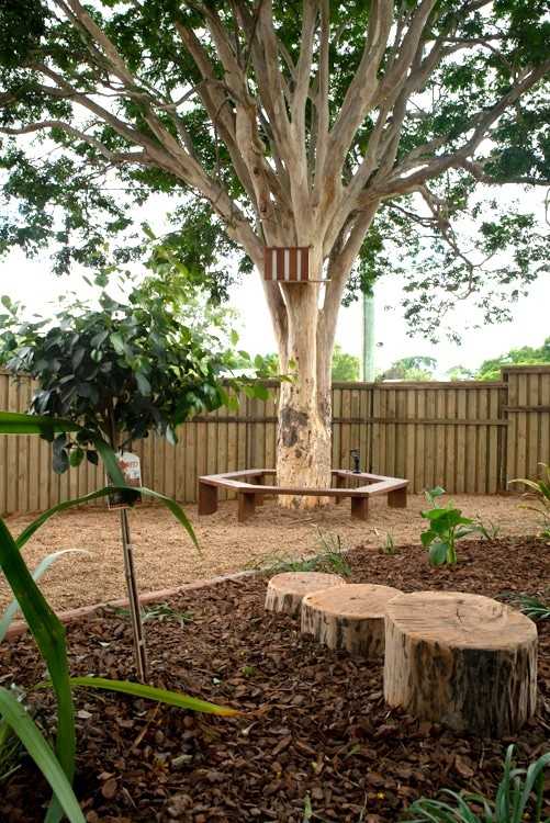 Tree seating solution or stepping logs