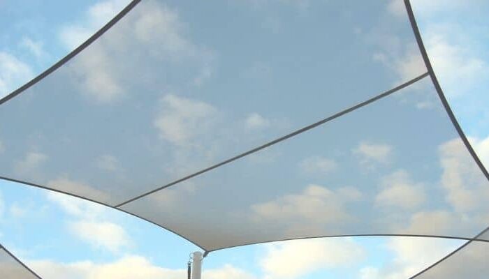 Shade sail maintenance