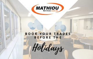 Book your trades before holidays