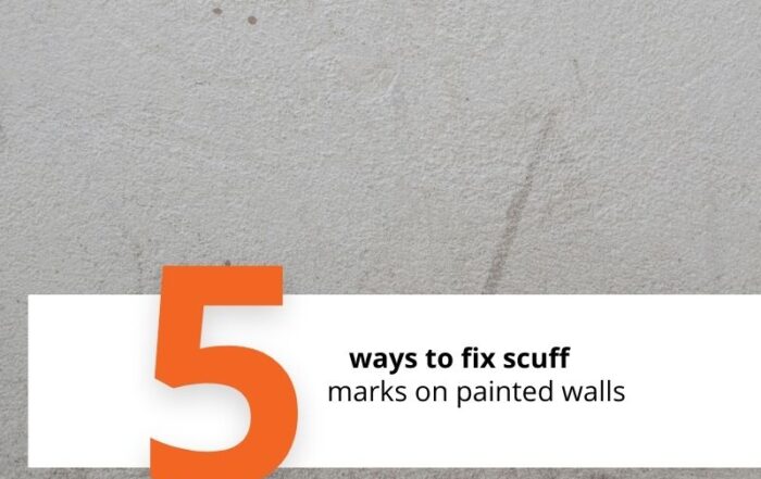 5 ways to fix scuff marks on painted walls