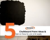 Chalboard paint ideas and how to apply it