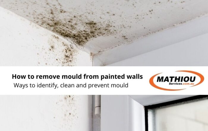 How to remove mould from painted walls