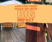 Low cost Paint touch ups with a big impact