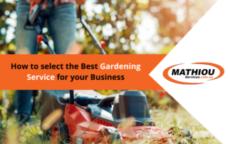 How to select the best gardening service for your business