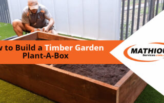 building a garden planter box