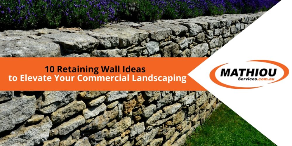 We’ve got some retaining wall ideas to help elevate your commercial landscaping.