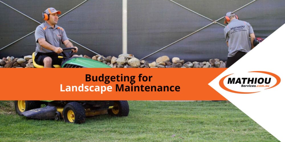 how to budget for Landscape Maintenance