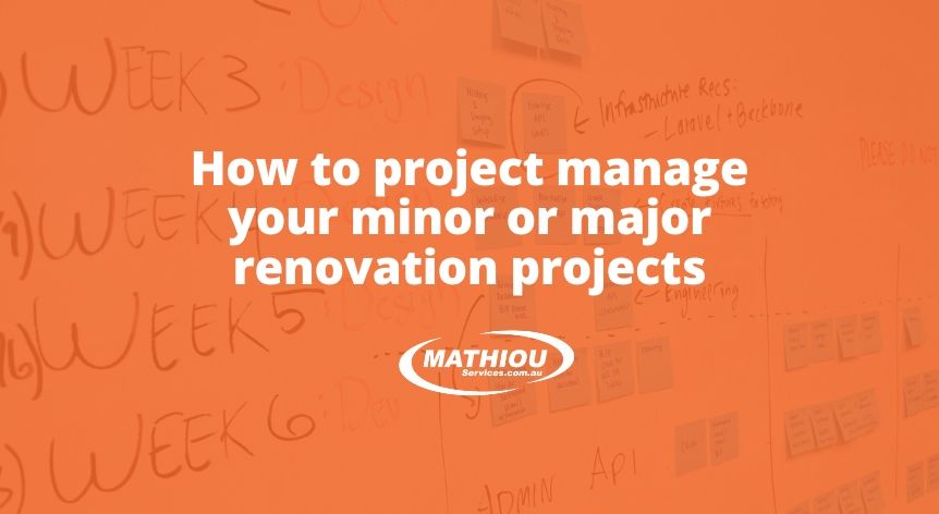 manage renovation projects effectively
