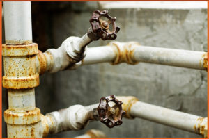 Commercial Rusted Pipes Plumbing Maintenance