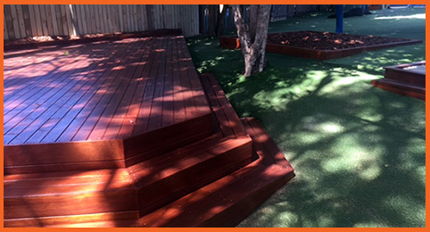 Playground upgrade and deck build