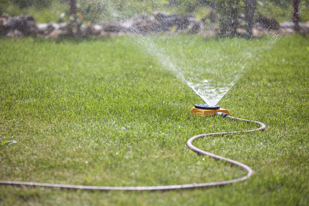 commercial lawn watering